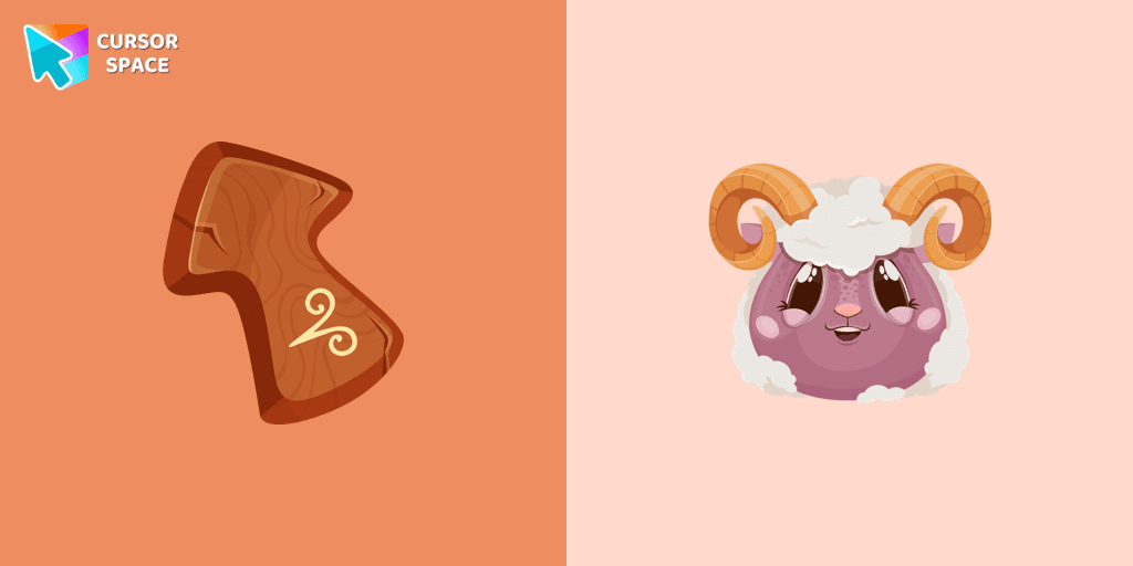 Aries Zodiac Sign cursor cursor pack